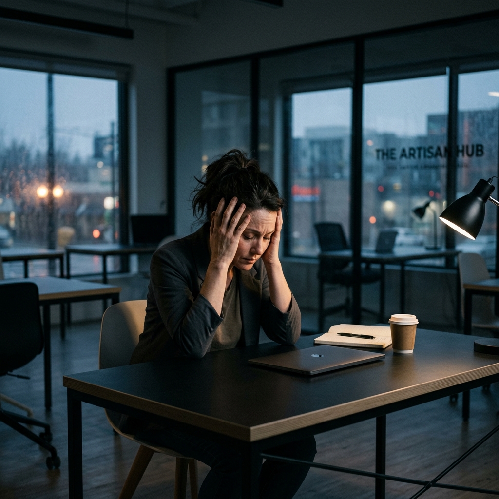 Usuario frustrado con su teléfono